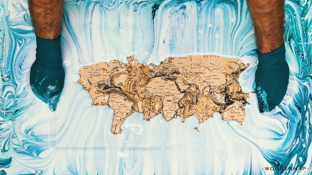 WoodenMap | Окрашивание карты